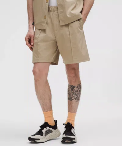 Lululemon Woven Pintuck Pull-on Shorts 8"