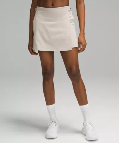 Lululemon Wrap-front Mid-rise Golf Skirt In Neutral