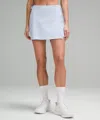 Lululemon Wrap-front Mid-rise Golf Skirt In Gray