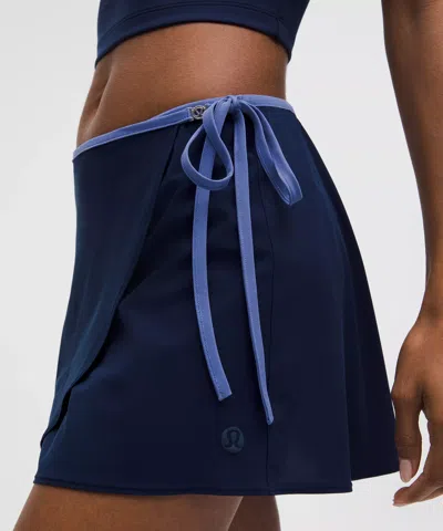 Lululemon Wrap-front Mid-rise Tennis Skirt