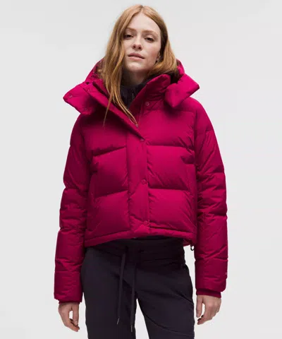 Lululemon Wunder Puff 600-down-fill Cropped Jacket