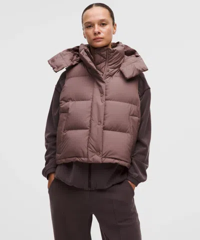Lululemon Wunder Puff 600-down-fill Cropped Vest