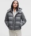 Lululemon Wunder Puff 600-down-fill Jacket In Gray