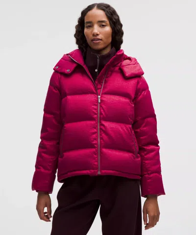 Lululemon Wunder Puff 600-down-fill Jacket In Pink