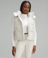 Lululemon Wunder Puff Cropped Vest In White