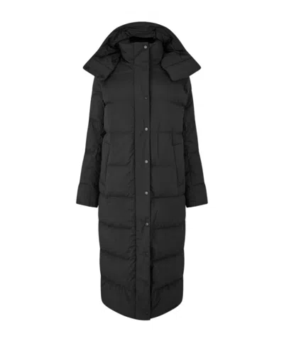 Lululemon Wunder Puff Long Down Jacket In Black