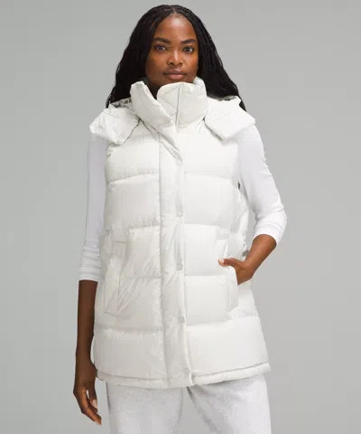 Lululemon Wunder Puff Mid-length Vest In White