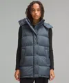 Lululemon Wunder Puff Mid-length Vest In Blue