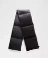 Lululemon Wunder Puff Velour Scarf In Black