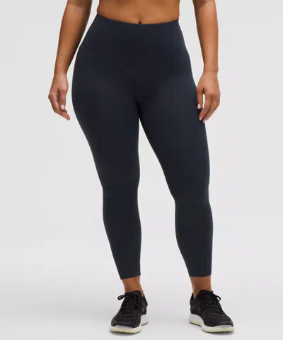Lululemon Wunder Train Contour Fit High-rise Tight 25" In Blue