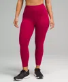 Lululemon Wunder Train Contour Fit High-rise Leggings 25" In Pink