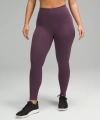 Lululemon Wunder Train Contour Fit High-rise Leggings 28" In Purple