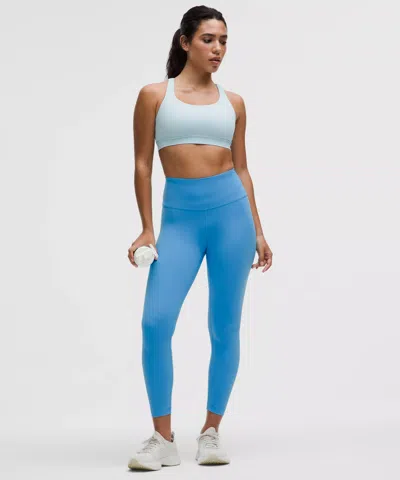 Lululemon Wunder Train Contour Fit High-rise Tight 25" In Blue