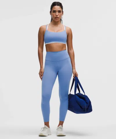 Lululemon Wunder Train Contour Fit High-rise Tight 25" In Blue