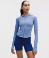 Lululemon Wunder Train Full-zip Jacket In Blue