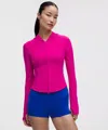 Lululemon Wunder Train Full-zip Jacket In Pink