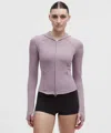 Lululemon Wunder Train Full-zip Jacket In Purple
