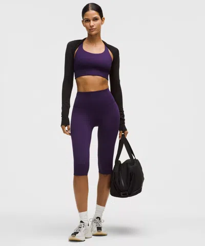 Lululemon Wunder Train High-rise Crop 15" In Purple