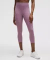 Lululemon Wunder Train High-rise Crop 21" In Gray