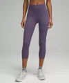 Lululemon Wunder Train High-rise Crop 21" In Purple