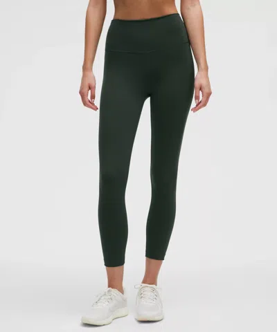 Lululemon Wunder Train High-rise Crop 23" In Green