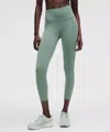 Lululemon Wunder Train High-rise Crop 23" In Green