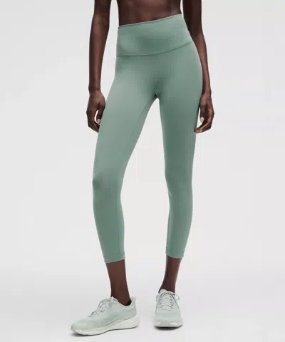 Lululemon Wunder Train High-rise Crop 23" In Green