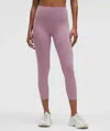 Lululemon Wunder Train High-rise Crop 23" In Purple