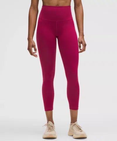 Lululemon Wunder Train High-rise Crop 23" In Pink