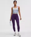 Lululemon Wunder Train High-rise Crop 23" In Purple