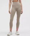Lululemon Wunder Train High-rise Crop With Pockets 23"