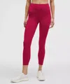 Lululemon Wunder Train High-rise Leggings 25" In Red