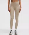 Lululemon Wunder Train High-rise Leggings 25" In Neutral
