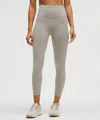 Lululemon Wunder Train High-rise Leggings 25" In Gray