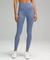 Lululemon Wunder Train High-rise Leggings 28" In Blue