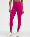 Lululemon Wunder Train High-rise Leggings With Pockets 25" In Pink