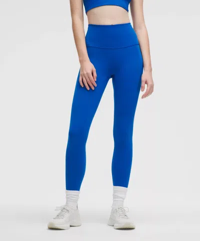 Lululemon Wunder Train High-rise Leggings With Pockets 25" In Blue