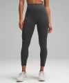 Lululemon Wunder Train High-rise Leggings With Pockets 25" In Gray