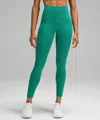 Lululemon Wunder Train High-rise Leggings With Pockets 25" In Green