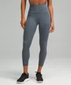 Lululemon Wunder Train High-rise Leggings With Pockets 25" In Gray