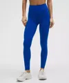 Lululemon Wunder Train High-rise Leggings With Pockets 28" In Blue