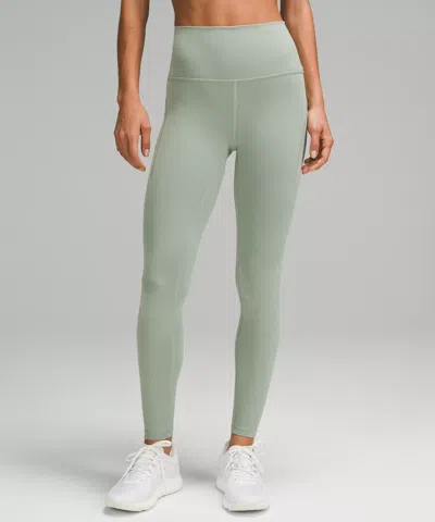 Lululemon Wunder Train High-rise Leggings With Pockets 28" In Green