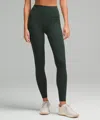 Lululemon Wunder Train High-rise Leggings With Pockets 28" In Green