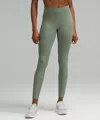 Lululemon Wunder Train High-rise Ribbed Leggings 28" In Green