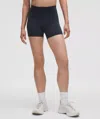 Lululemon Wunder Train High-rise Short 4" In True Navy