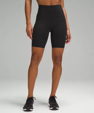 Lululemon Black Wunder Train High-waisted Training Shorts