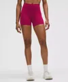 Lululemon Wunder Train High-rise Shorts 4" In Red