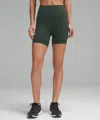 Lululemon Wunder Train High-rise Shorts 6" In Green