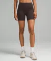 Lululemon Wunder Train High-rise Shorts 6" In Blue