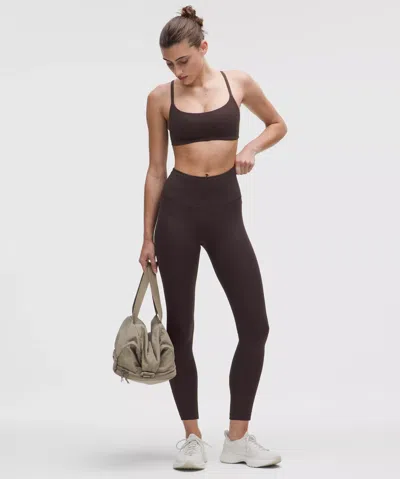 Lululemon Wunder Train High-rise Tight 25" In Brown